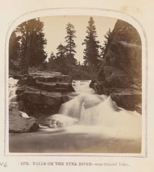 Vandfald i Yuba-floden - nær Crystal Lake