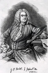 George Frederick Handel, 1749 (mezzotint)