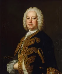 Portræt af admiral John Byng