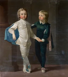 Sir Edward Hulse, 3. baronet, og hans bror Samuel Hulse, ca. 1758