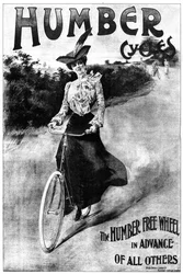 Annonce for Humber Cycles, 1902-1903.