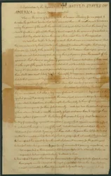 Udkast til uafhængighedserklæringen, 4. juli 1776