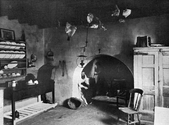 Et gårdkøkken, Orkney, Skotland, 1924-1926