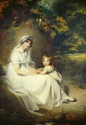 Lady Mary Templetown og hendes søn, 1802