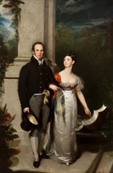 Hr. og fru James Dunlop, ca. 1825 (olie på lærred)