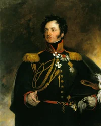 Portræt af general Fjodor Petrovich Uvarov 1773-1824, 1818