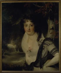 Portræt af Lady Charlotte Bentinck, ca. 1790-1830 (olie på lærred)