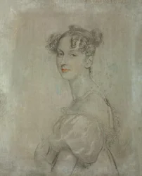 Portræt af prinsesse Dorothea von Lieven Daria Khristoforovna Lieven, født Benckendorff 1785-1857, ca 1812