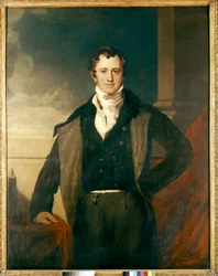 Portræt af Sir Humphry Davy (olie på lærred)