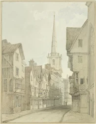 Broad Street (akvarel på papir)