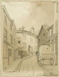 Lower End of Griffin Lane (akvarel på papir)