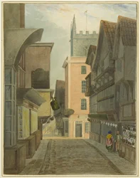 Mary-le-Port Street (akvarel på papir)
