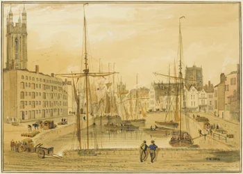 Udsigt fra Stenbroen, Head of Quay (St Giles