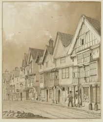 West side, Temple Street, fra White