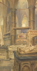 Gravene af Henrik III og dronning Eleanor, Westminster Abbey, 1904