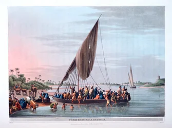 Færge i nærheden af Nedssili, 1801