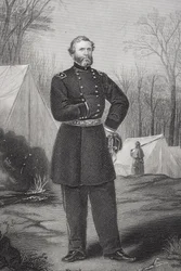Portræt af general George Henry Thomas (1816-70)
