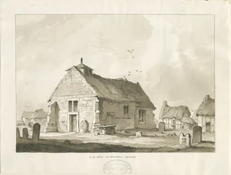 Bednall Church: sepia drawing, nd [? 1838] dani