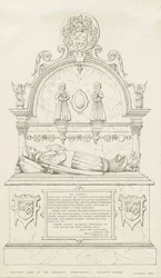 Colwich - Wolseley Monument: pentegning