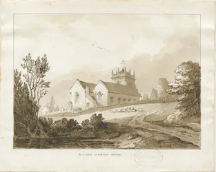 Forton Church: vasketegning, nd [?1838] (tegning)
