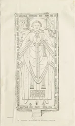 Haughton Church - Monument til Nicholas Graviner: pentegning