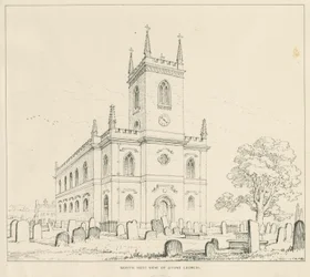 Stenkirke: pen- og blæktegning