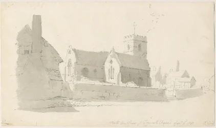 Trysull Kirke: blyantstegning, 2. sep 1837 (tegning)