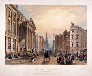 Mansion House og Cheapside, London, 1851