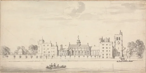 Lambeth Palace fra den anden side af floden