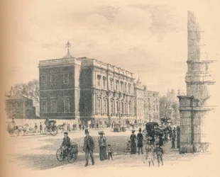 Ydersiden af banketsalen, Whitehall Palace, 1902