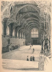 Interiør af Westminster Hall, Westminster Palace, 1902