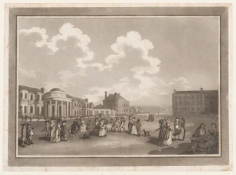 The Steine An Excursion to Brighthelmstone, 1. juni 1790., 1. juni 1790. Skabere: Thomas Rowlandson, Samuel Alken.