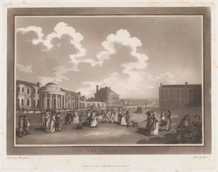 The Steine An Excursion to Brighthelmstone, 1. juni 1790., 1. juni 1790. Skabere: Thomas Rowlandson, Samuel Alken.