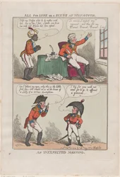 Alt for kærlighed eller en scene i Weymouth, et uventet møde, 26. februar 1809., 26. februar 1809.