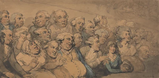 Et publikum på Drury Lane Theatre