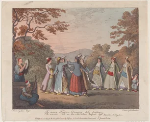 Så mange figurer, danser, foreslår, mens bølger ruller på havet, når stormen bryder..., 31. juli 1804.