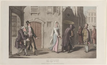 At Avignon, First Sight of Clara, fra Journal of Sentimental Travels in the ..., 1. december 1817.