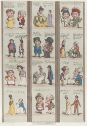 Groteske grænser til rum og sale, [1800], genoptryk., [1800], genoptryk.
