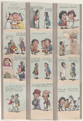 Groteske grænser til rum og sale, [1800], genoptryk., [1800], genoptryk.