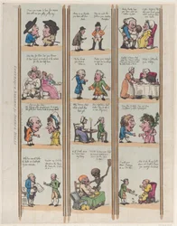 Groteske grænser til rum og haller, tavle 15, 1799., 1799.