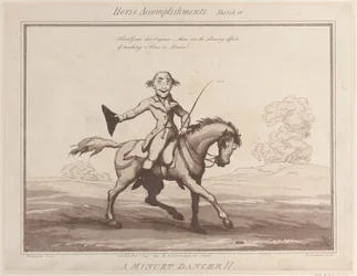 Horse Accomplishments, Skitse 10: A Menuet Dancer !!, 1. august 1799., 1. august 1799.