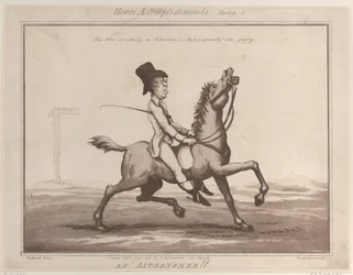 Hestpræstationer, skitse 1: En astronom !!, 1. august 1799., 1. august 1799.