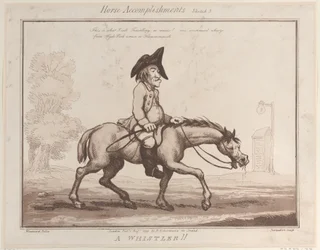 Hestepræstationer, skitse 3: A Whistler !!, 1. august 1799., 1. august 1799.