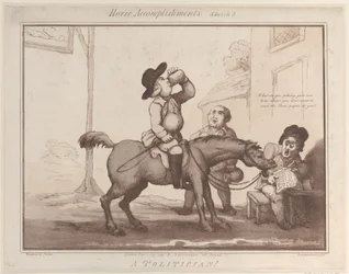 Hestepræstationer, skitse 5: En politiker !!, 1. august 1799., 1. august 1799.