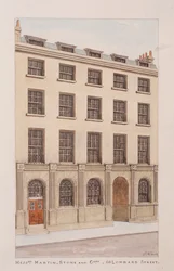 Lombard Street, London, c1850