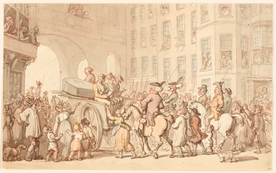 London Scene: Malefactors på vej til Tyburn