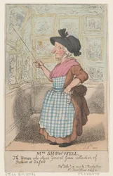 Fru Showell, kvinden, der viser General Guises billedsamling på O..., 26. februar 1807.