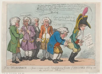Nap Buonaparte i feber ved at modtage den ekstraordinære Gazette af Nelson