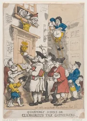Quarterly Dunns, eller Clamorous Tax Gatherers, 3. februar 1805., 3. februar 1805.