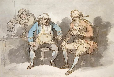 Sea Amusement (pen & blæk og akvarel på papir)